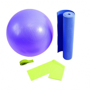 Kit yoga/pilates colorido 5001