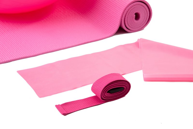 Kit yoga/pilates rosa 500101 - WCT Fitness