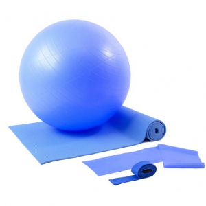 Kit yoga/pilates azul 500102