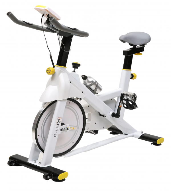 BICICLETA ERGOMETRICA SPINNING 10KG BRANCA - WCT FITNESS - Image 4