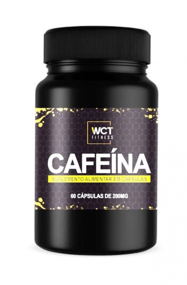 Cafeína em Cápsulas 200mg - 60 caps - WCT Fitness