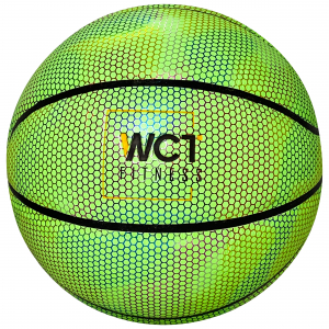 Bola Basquetebol Verde Brilha Neon Couro Iluminado – WCT Fitness