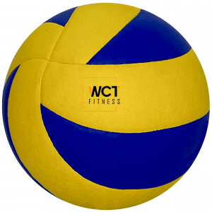 Bola de Vôlei Oficial Voleibol Amarelo e Azul Esporte Praia Quadra – WCT Fitness