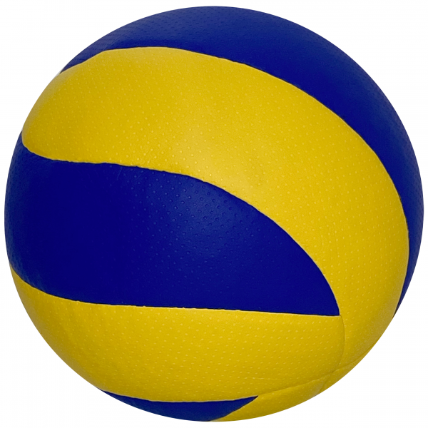 Bola de Vôlei Oficial Voleibol Amarelo e Azul Esporte Praia Quadra – WCT Fitness - Image 2