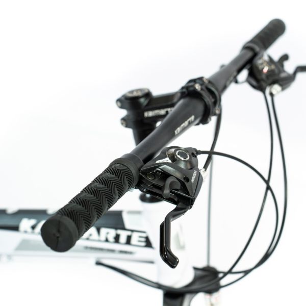 Bicicleta Aro 20 Bike 21 Vel Marchas CityFold Freio a Disco Quadro Aço Carbono Cor Branco Preto - WCT FITNESS - Image 6