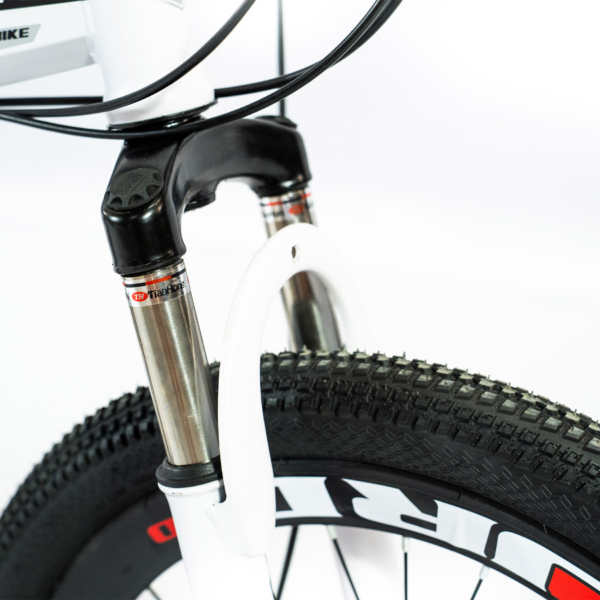 Bicicleta Aro 20 Bike 21 Vel Marchas CityFold Freio a Disco Quadro Aço Carbono Cor Branco Preto - WCT FITNESS - Image 11