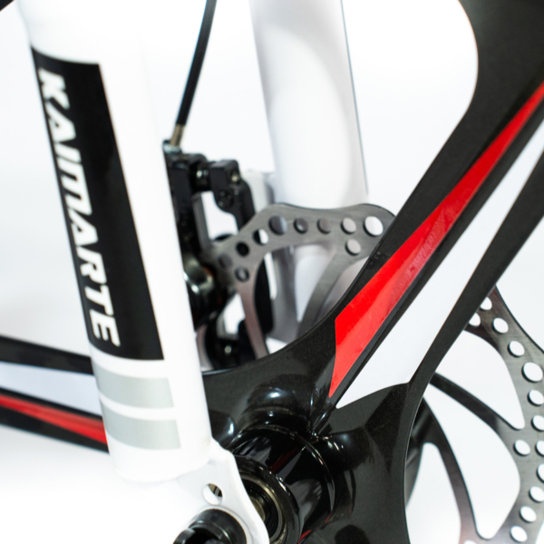 Bicicleta Aro 20 CityFold Bike 21 Vel Marchas Freio a Disco Quadro Aço Carbono Cor Branco Preto - WCT FITNESS - Image 10
