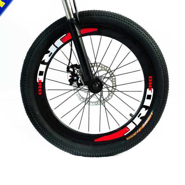 Bicicleta Aro 20 Bike 21 Vel Marchas MiniTrail Freio a Disco Quadro Aço Carbono Cor Azul Amarelo - WCT FITNESS - Image 4