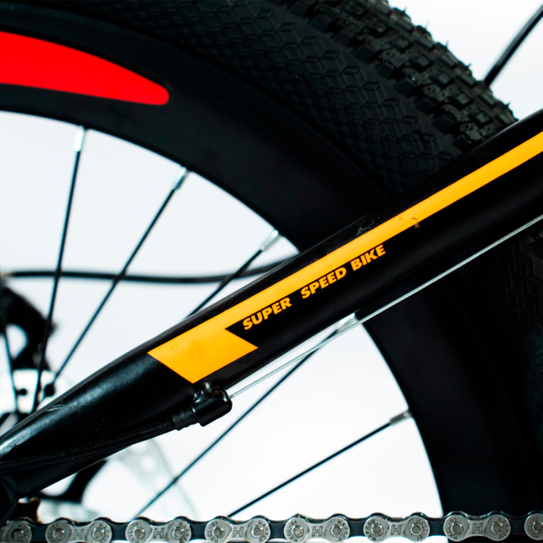 Bicicleta Aro 20 Bike 21 Vel Marchas MiniTrail Freio a Disco Quadro Aço Carbono Cor Preto Laranja - WCT FITNESS - Image 6