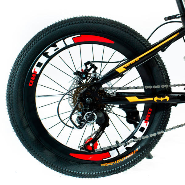 Bicicleta Aro 20 Bike 21 Vel Marchas MiniTrail Freio a Disco Quadro Aço Carbono Cor Preto Laranja - WCT FITNESS - Image 10