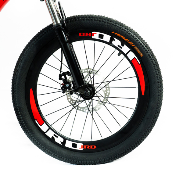 Bicicleta Aro 20 Bike 21 Vel Marchas MiniTrail Freio a Disco Quadro Aço Carbono Cor Vermelho Preto - WCT FITNESS - Image 3