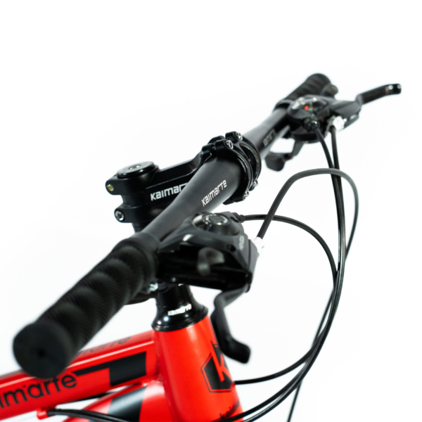 Bicicleta Aro 20 Bike 21 Vel Marchas MiniTrail Freio a Disco Quadro Aço Carbono Cor Vermelho Preto - WCT FITNESS - Image 6