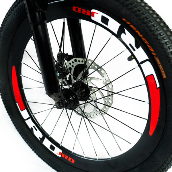 Bicicleta Aro 20 Bike 21 Vel Marchas MiniTrail Freio a Disco Quadro Aço Carbono Cor Vermelho Preto - WCT FITNESS - Image 10