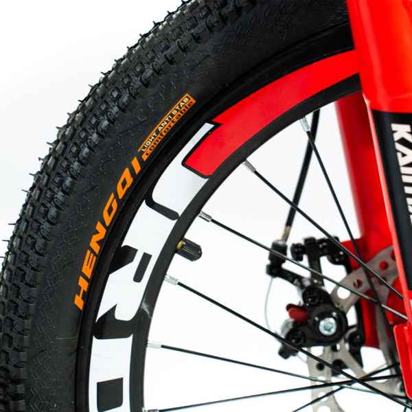 Bicicleta Aro 20 Bike 21 Vel Marchas CityFold Freio a Disco Quadro Aço Carbono Cor Vermelho Preto - WCT FITNESS - Image 10