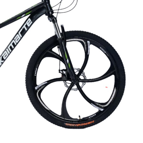 Bicicleta Aro 26 Alumínio Bike 21 Vel Marchas Freio a Disco Quadro Aço Carbono Cor Preto WCT FITNESS - Image 2