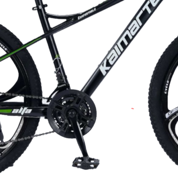 Bicicleta Aro 26 Alumínio Bike 21 Vel Marchas Freio a Disco Quadro Aço Carbono Cor Preto WCT FITNESS - Image 4